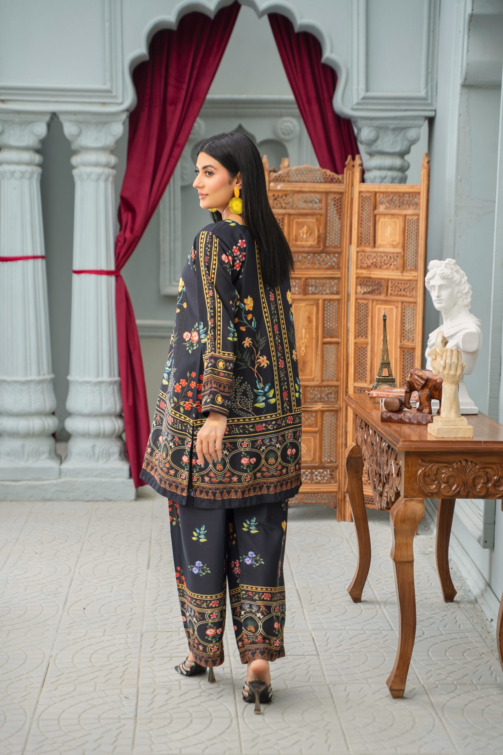 Silk Co-ord Set (Pret) - Image 2