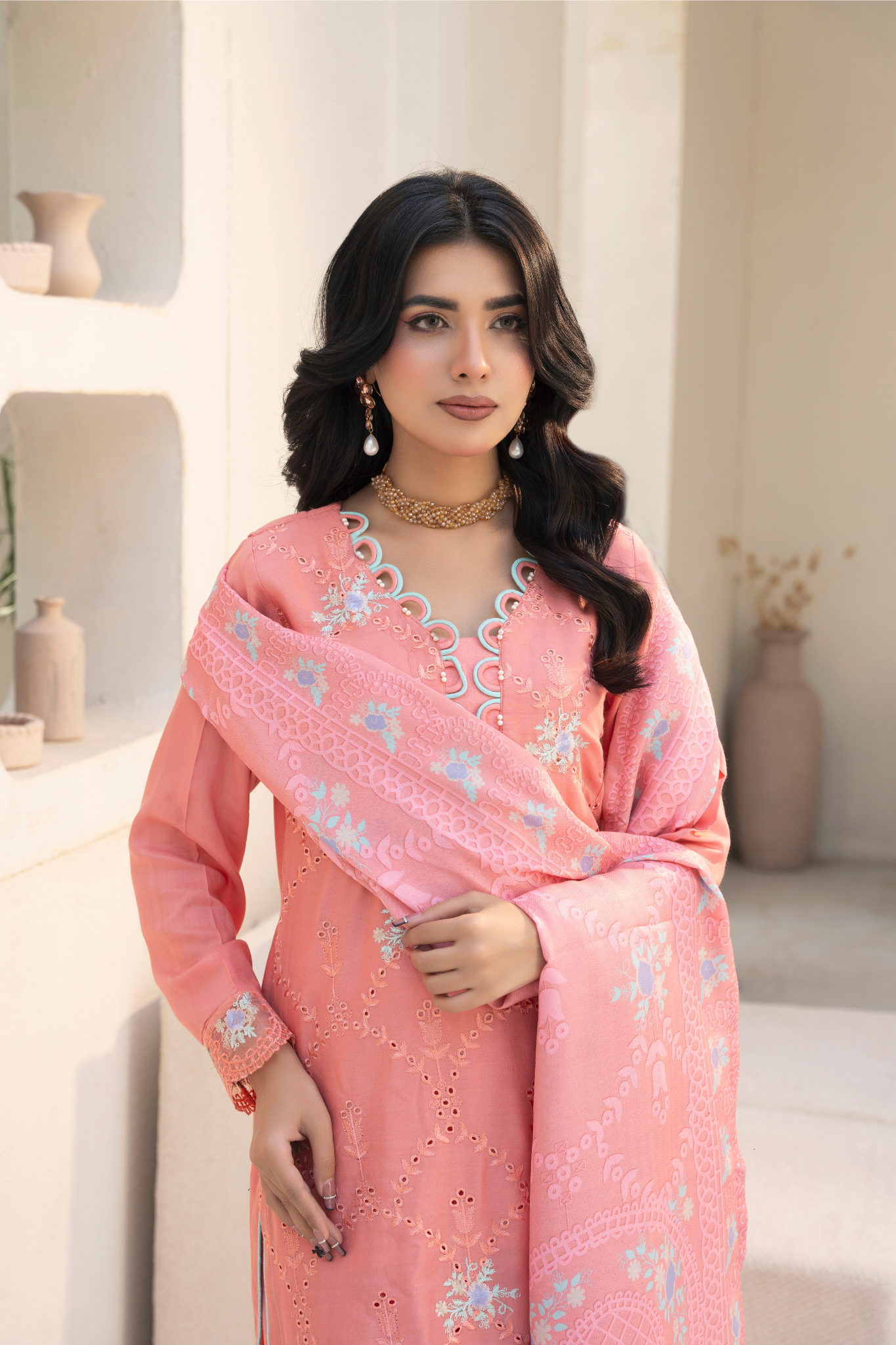 3 Piece linen suit (Pret) - Image 5