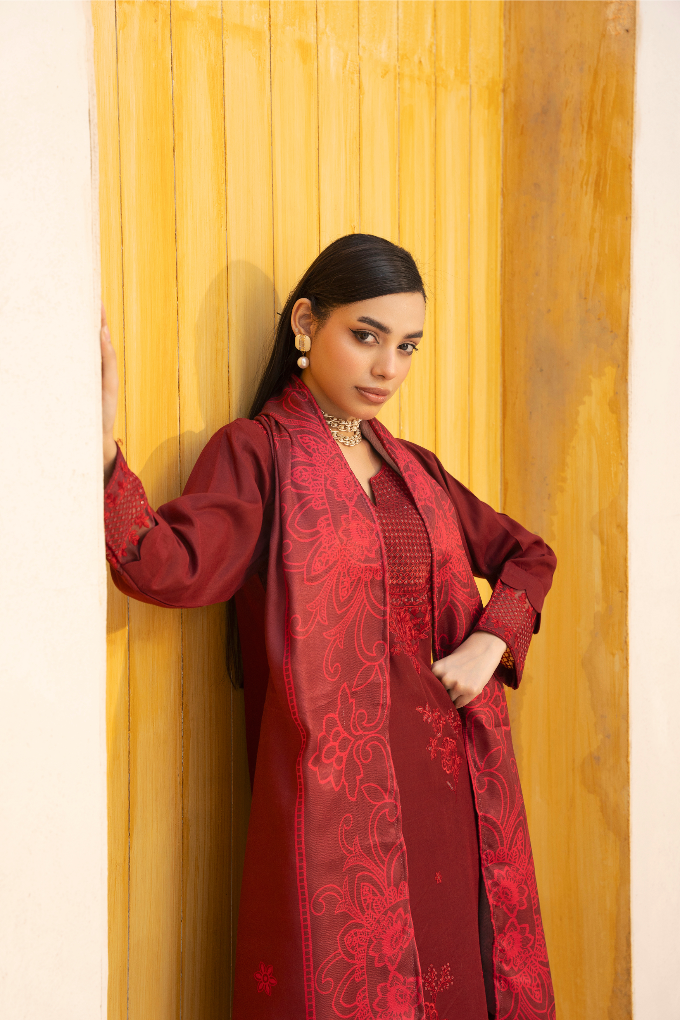 3 Piece linen suit (Pret) - Image 3