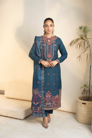 3 Piece Dhanak suit (Pret)